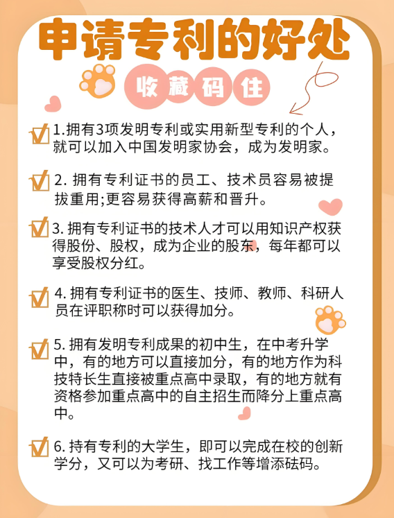 个人专利的好处 个人专利的好处